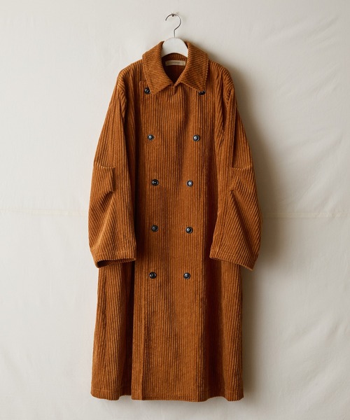 未使用タグ付き◎スズキタカユキ テーラーカラーコート アイスグレー ユニセックス suzuki takayuki コート アウター over coat II レディース