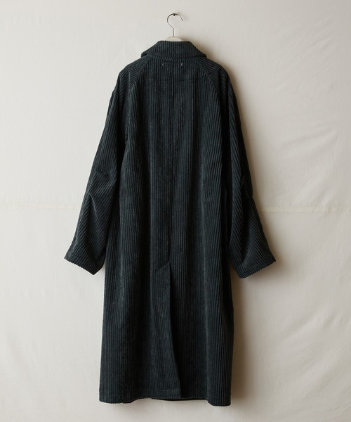 未使用タグ付き◎スズキタカユキ テーラーカラーコート アイスグレー ユニセックス stand-fall-collar coatⅠ（ステンカラーコート）｜suzuki