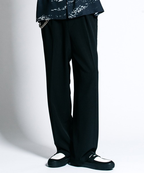 CRIMIE（クライミー） スラックス JAX WIDE SUIT TROUSERS ALL SEASON