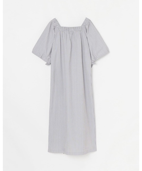 Tie.Me ストライプワンピース THOUSAND MILE ワンピース 「THOUSAND MILE」GATHERED DRESS
