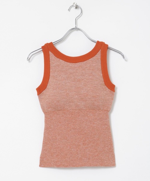 タンクトップ ノースリーブ nakes　Summer Wool ＆ Linen Tank レディース
