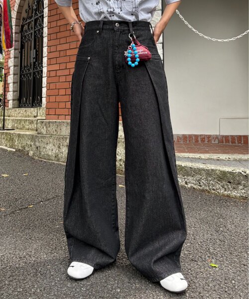 CIAOPANIC TYPY ジーンズ デニム デニムパンツ 「UNISEX」タック