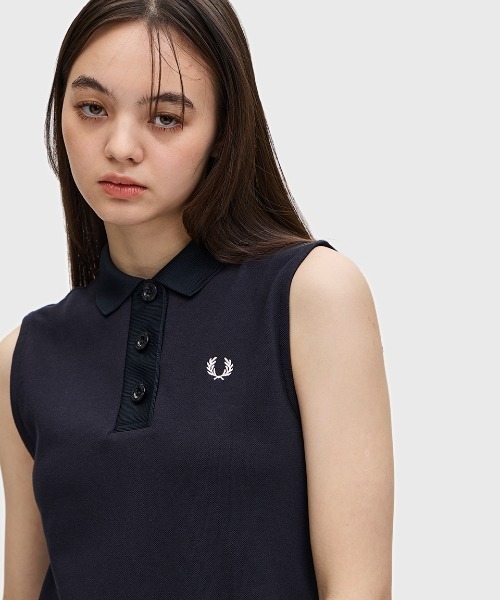 FRED PERRY ワンピース Sleeveless Polo Dress／ノースリーブ