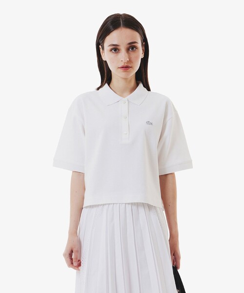 【待望★】 ポロシャツ LACOSTE ポロ ワイド ヘビーウェイト鹿の子 トップス