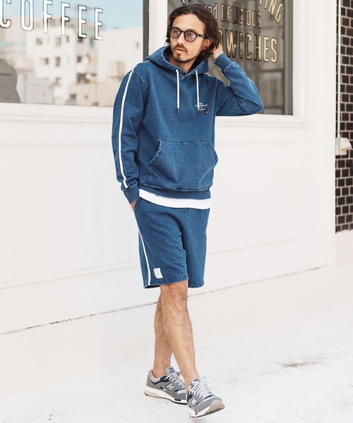 メンズパーカー 6111 BEDWIN & THE HEARTBREAKERS パーカー L/S COLOR NEP HOODED