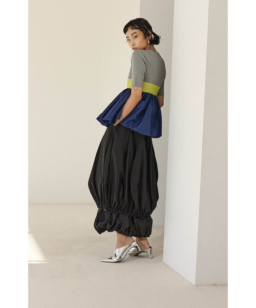 トップス OMMO MA-1 DOCKING KT TOP OMMO ニット セーター MA-1 DOCKING KT TOP レディース