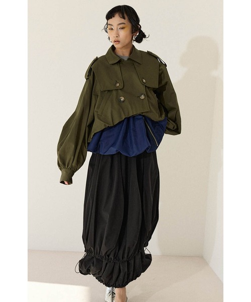 トップス OMMO MA-1 DOCKING KT TOP OMMO ニット セーター MA-1 DOCKING KT TOP レディース