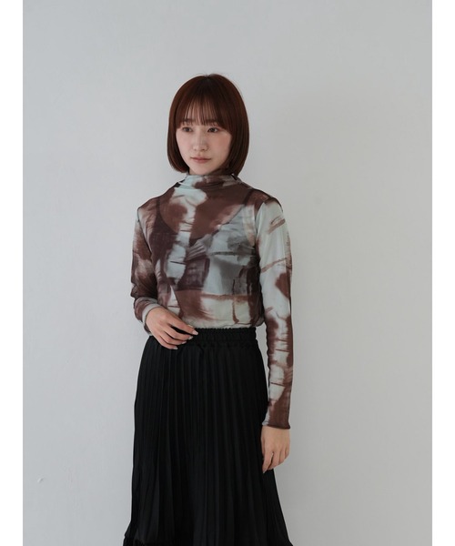 美品❣️お袖シースルーTシャツ HUG.U Tシャツ トップス レディース シアー シアートップス