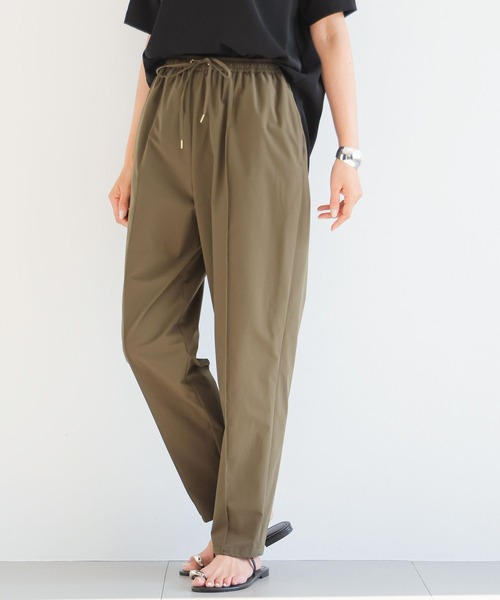 美品【バーンヤードストーム 】クロップドテーパード 0 楽天市場】【SALE／40%OFF】リネンストレッチテーパードパンツ