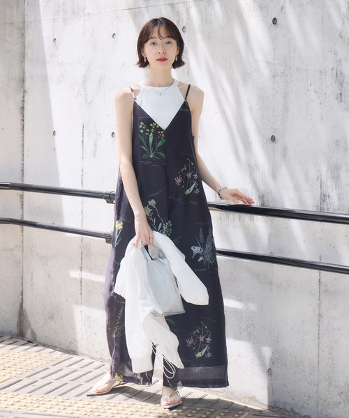 Paradise Picnic オールインワン pqran フラワープリント