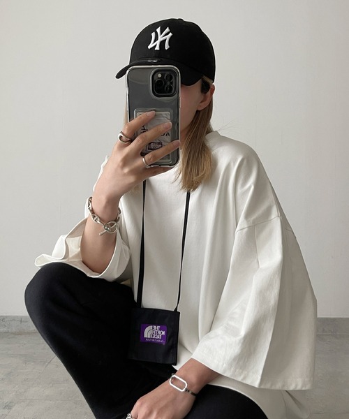 「y/m by MIHO」 半袖Tシャツ FREE ホワイト レディース y/m by MIHO」 半袖Tシャツ FREE ホワイト レディース