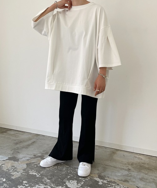 「y/m by MIHO」 半袖Tシャツ FREE ホワイト レディース y/m by MIHO」 半袖Tシャツ FREE ホワイト レディース