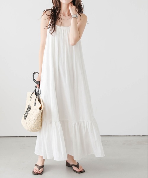 La-gemme ワンピース バックリボンキャミワンピース : ZOZOTOWN