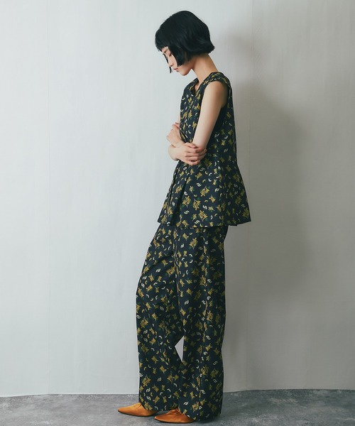 パンツ 「セットアップ対応」花柄パンツ レディース : ZOZOTOWN