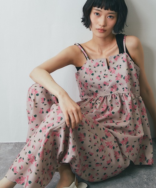 パンツ 「セットアップ対応」花柄パンツ レディース : ZOZOTOWN