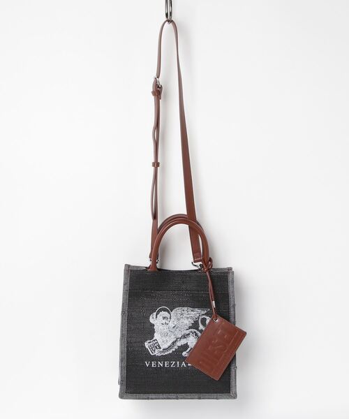 DIESEL 「DIESEL」 2WAYバッグ UNI ブラック レディース