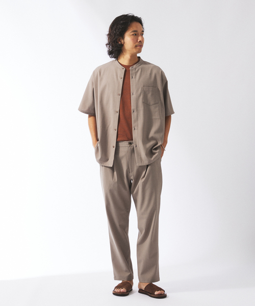 JOURNAL STANDARD relume ノーカラーコート　イージーパンツ JOURNAL STANDARD relume ノーカラーコート イージーパンツ