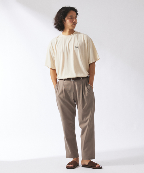 【LOOKPLE】クール マックス セミワイド スラックス LOOKPLE】クール マックス セミワイド スラックス (スラックス