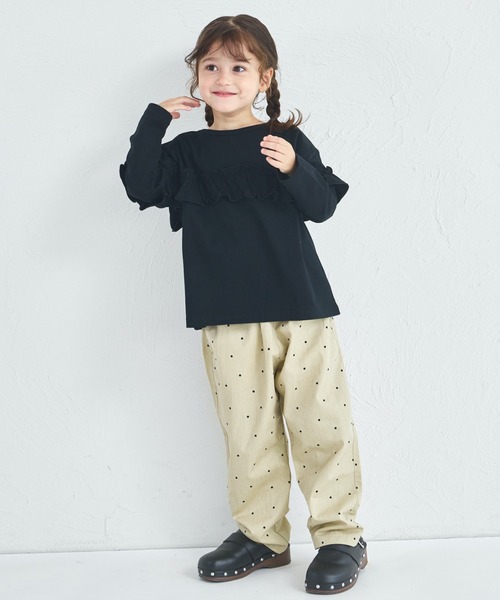 pairmanon（ペアマノン） ワイドパンツ パンツ 「綿100%」らくちん総柄