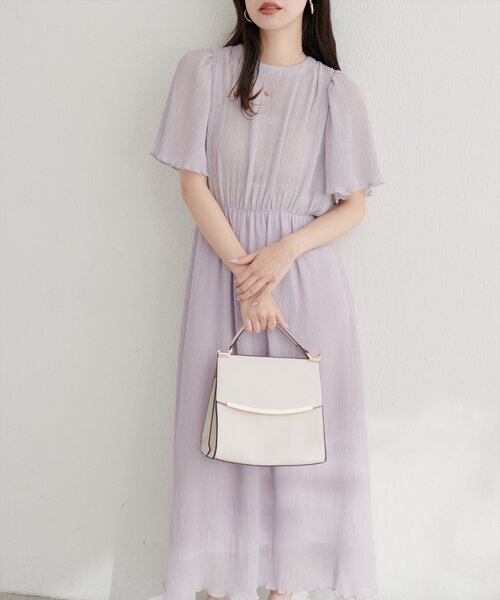 ポンヌフ  お買得❗️コートワンピース9,000円→7,000円 Pont Neuf ポンヌフ 新品】お上品で上質なシフォン重ね
