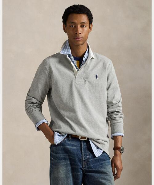 ラルフローレン　ザ アイコニック ラグビー シャツ　メンズM POLO RALPH LAUREN アイコニック ラグビー シャツ メンズ