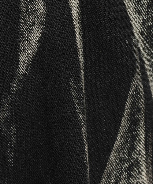 「HARE」 加工デニムパンツ MEDIUM ブラック メンズ