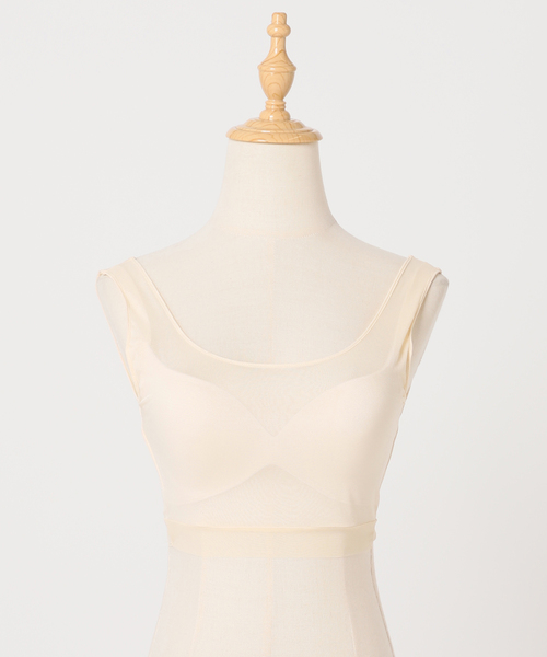 plage NICENICE MOMENT MESH BRA タンク　完売品 追加》NICENICE MOMENT / ナイスナイスモーメント MESH BRA