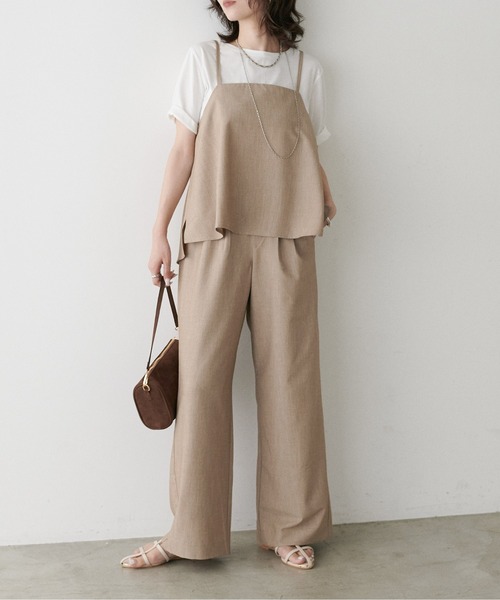 タグ付き　冷感インナー付きセットアップワンピース natural couture セットアップ ZOZO限定 /「3点セット」インナー