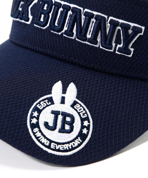 JACK BUNNY バイザー ホワイト ネイビー 定番】バイザー (ジュニア) | Jack Bunny!!（ジャックバニー