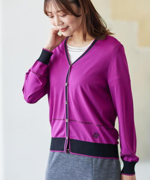 Reflect（リフレクト） カーディガン 「WEB先行カラーあり／手洗い可