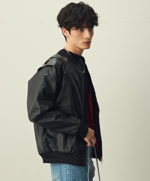 Shoowtime(ショウタイム) ブルゾン アウター Double-zip cross Shoowtime(ショウタイム) ブルゾン アウター Double-zip cross