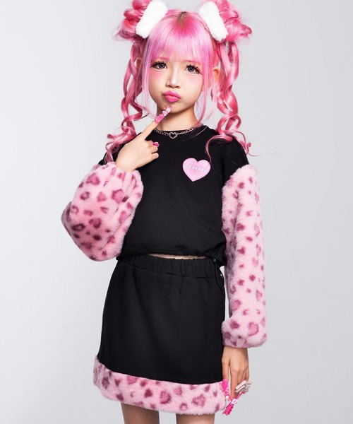 ANAP kids（アナップキッズ） トレーナー KOGYARU×ANAP アニマルファー