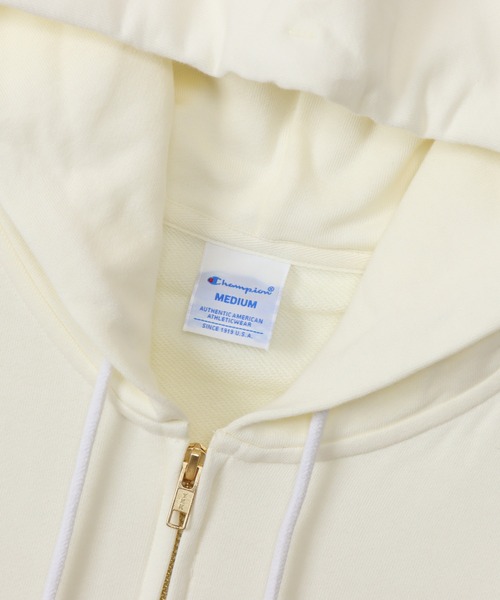 「Champion」 プルオーバーパーカー LARGE ナチュラル レディース_画像5