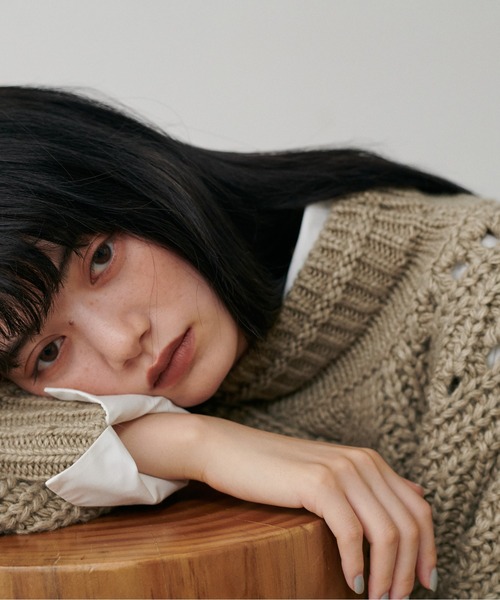 LARUTA（ラルータ） ニット セーター 「LARUTA」手編み風ケーブル