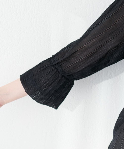 「natural couture」 7分袖ブラウス FREE ミント レディース_画像7