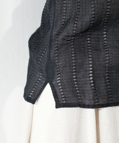 「natural couture」 7分袖ブラウス FREE ミント レディース_画像8