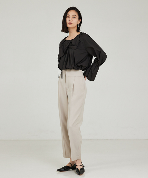 「qualite」 スラックス 38 ベージュ レディース_画像3