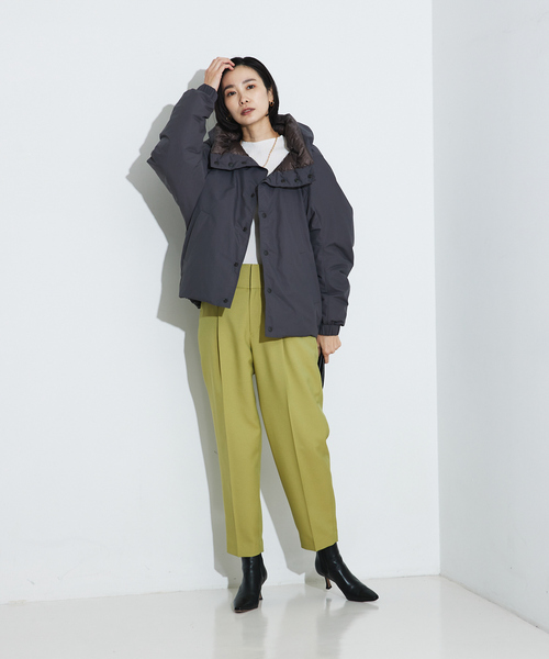 「qualite」 スラックス 38 ベージュ レディース_画像5