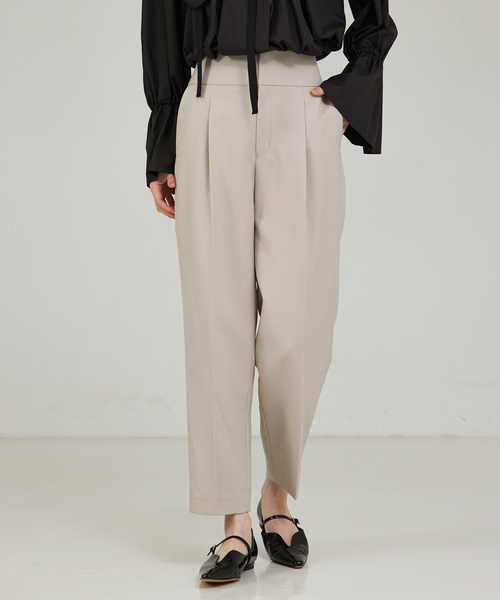 「qualite」 スラックス 38 ベージュ レディース_画像6