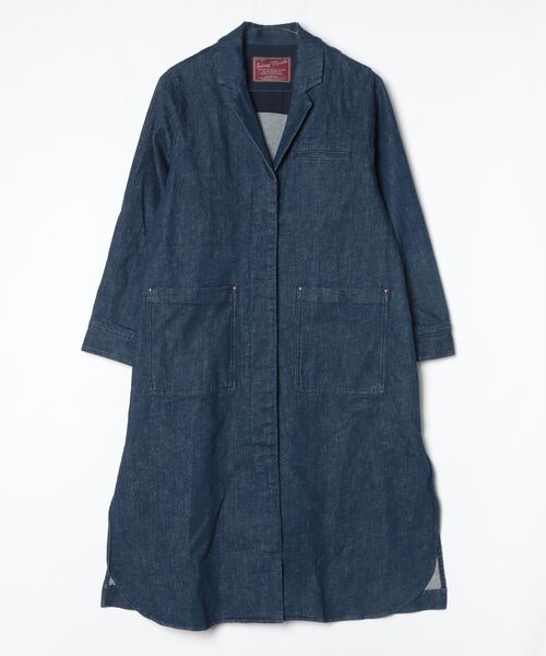 Sunny clouds（サニークラウズ） チェスターコート - ネイビー