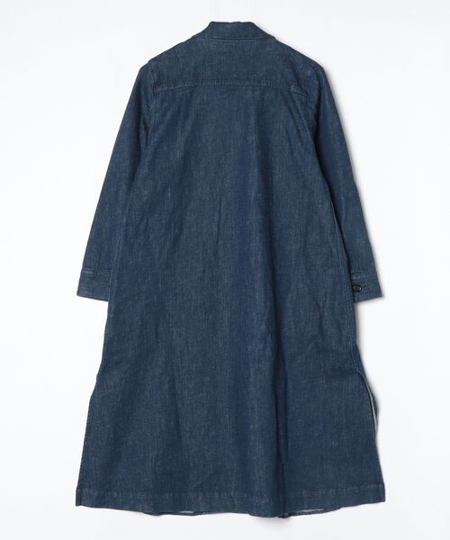 最終価格 Sunny Clouds 花柄刺繍ロングコート ネイビー 3L フラワー