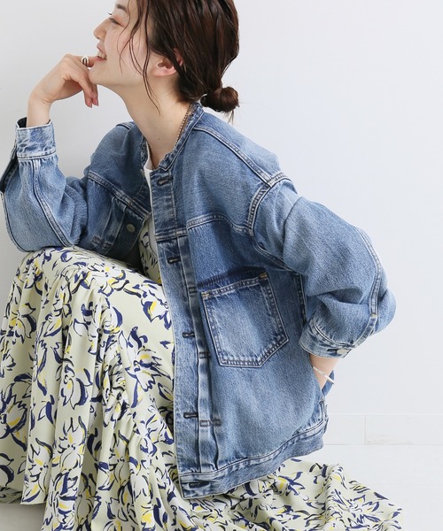 イエナ　デニムジャケット38 IENA（イエナ） デニムジャケット 38 ブルー レディース : ZOZOTOWN