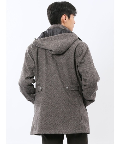 TAKA-Q（タカキュー） ダッフルコート コート 「ストレッチ フード脱着