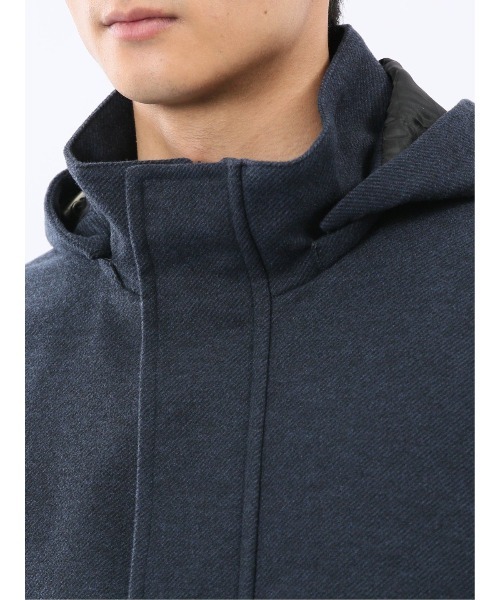 TAKA-Q（タカキュー） ダッフルコート コート 「ストレッチ フード脱着