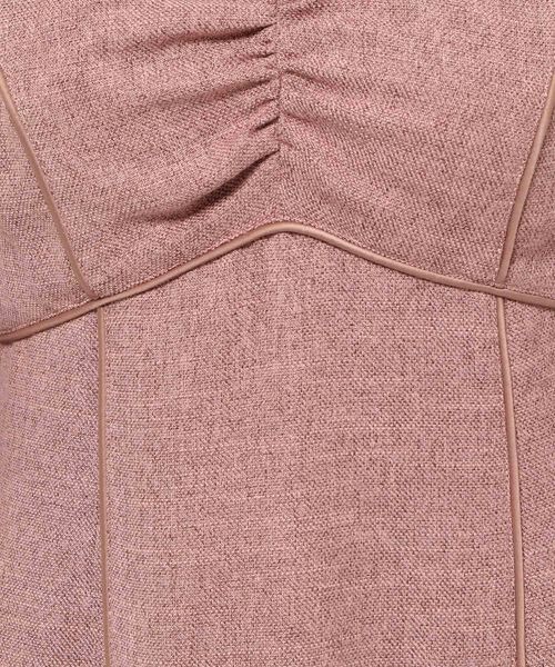 「mysty woman」 長袖ワンピース FREE ピンク レディース_画像6