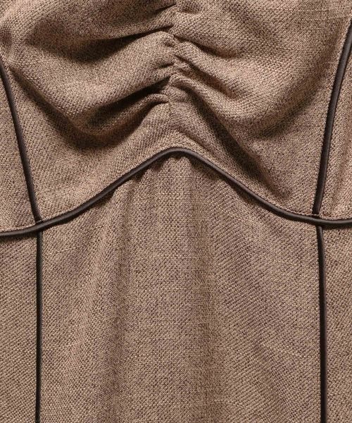 「mysty woman」 長袖ワンピース FREE ピンク レディース_画像8