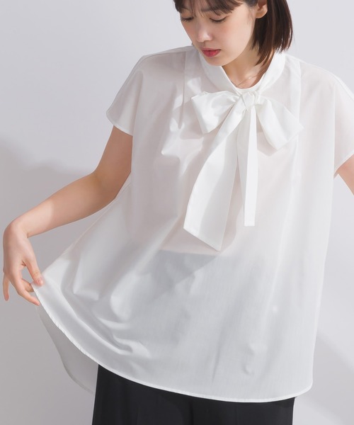 「PICCIN」 半袖ブラウス M ブラック レディース_画像3