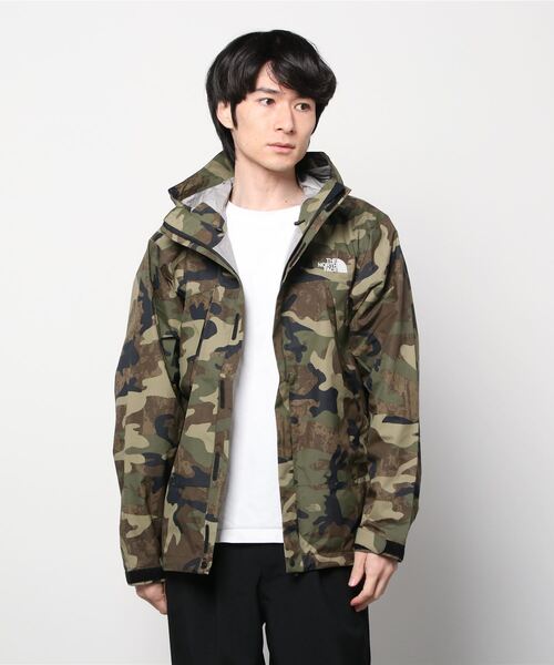THE NORTH FACE カモフラージュ ナイロンジャケット　メンズL 美品 THE NORTH FACE（ザ ノースフェイス） ナイロンブルゾン L グリーン