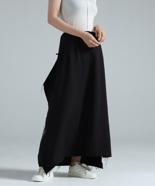 Y-3 スカート SPORT UNIFORM RAW CUT 3 STRIPES SKIRT : ZOZOTOWN