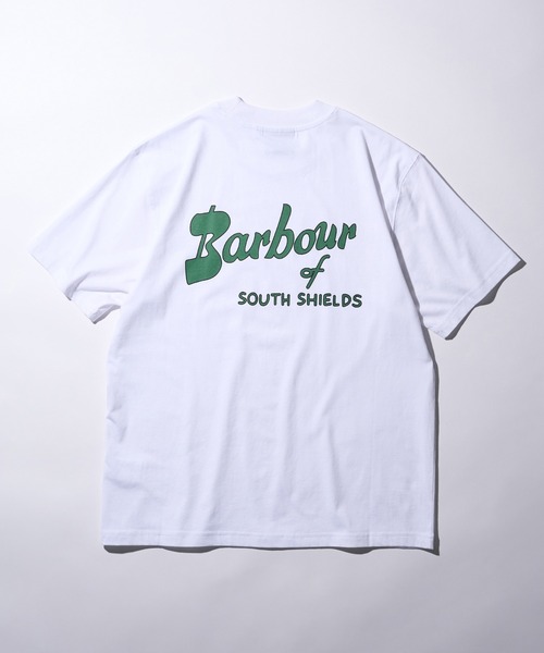 新品未使用 Barbour®︎ バブアー クロスビー ロゴTシャツ サイズ38 白 Barbour（バブアー） tシャツ 「Barbour」barbour crossby archive